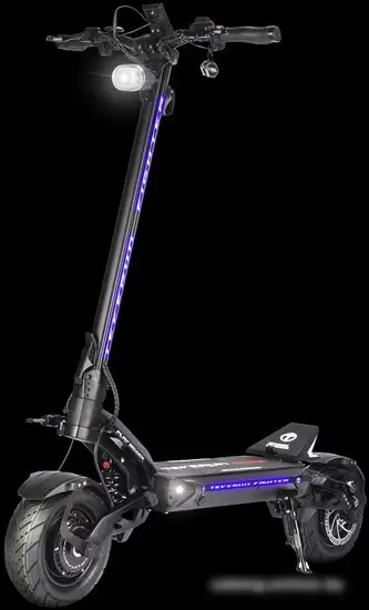 Электросамокат White Siberia Teverun Fighter 6000W – подробное фото Электросамокат White Siberia Teverun Fighter 6000W – фото товара