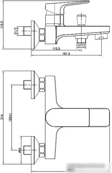 Смеситель Cersanit Nature 63064 - фото товара