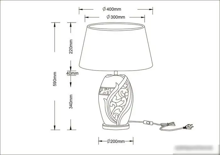 Настольная лампа Arte Lamp A4064LT-1BR