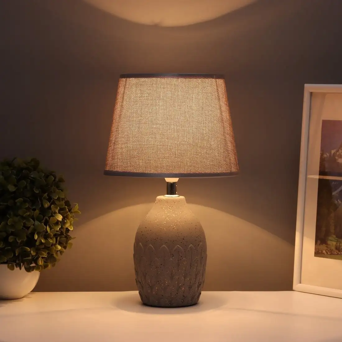 Настольная лампа Risalux Какао 10683275 (серый)