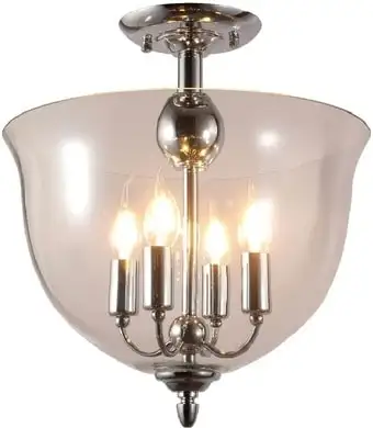 Люстра средней высоты Crystal Lux Atlas PL4 Chrome – изображение в каталоге