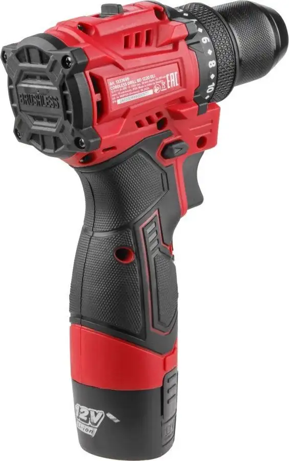 Дрель-шуруповерт Wortex BD 1220 DLi 1333699 (с 2-мя АКБ, кейс) – фото товара