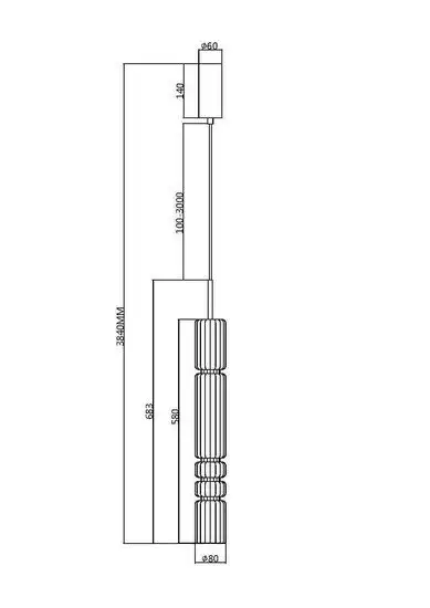 Подвесная люстра Maytoni Ordo MOD272PL-L12BS3K – фото товара