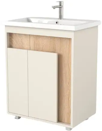 Дабер Тумба под умывальник 015 WeltWasser Deilbach 7517-70 Т15.7W.0.18 (бежевый/дуб бардолино) – изображение в каталоге