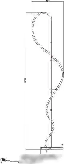 Торшер Arte Lamp A2850PN-35PB