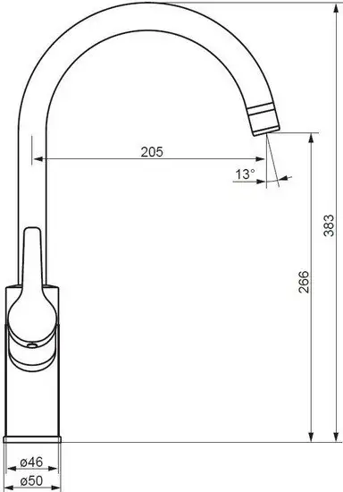 Смеситель Damixa Eclipce 310721300 - фото товара