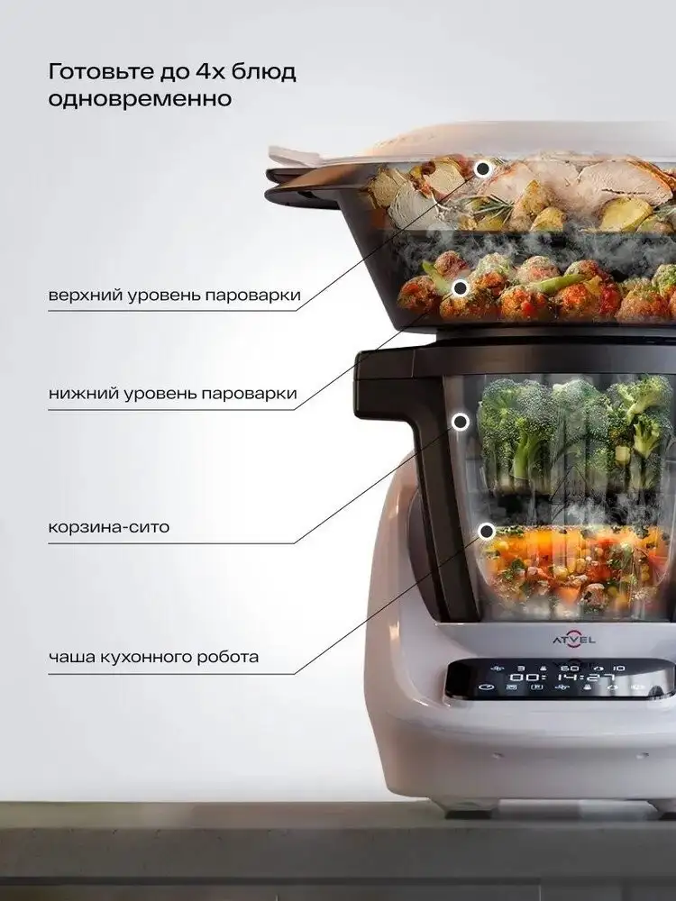 Кухонная машина Atvel Kitchenbot M1 43204 - фото товара