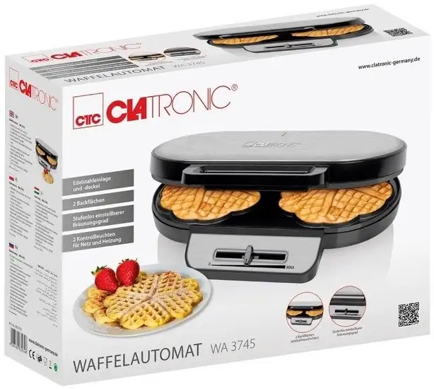 Вафельница Clatronic WA 3745 – фото товара