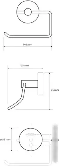 Держатель для туалетной бумаги Bemeta Omega 104112042 – фото товара