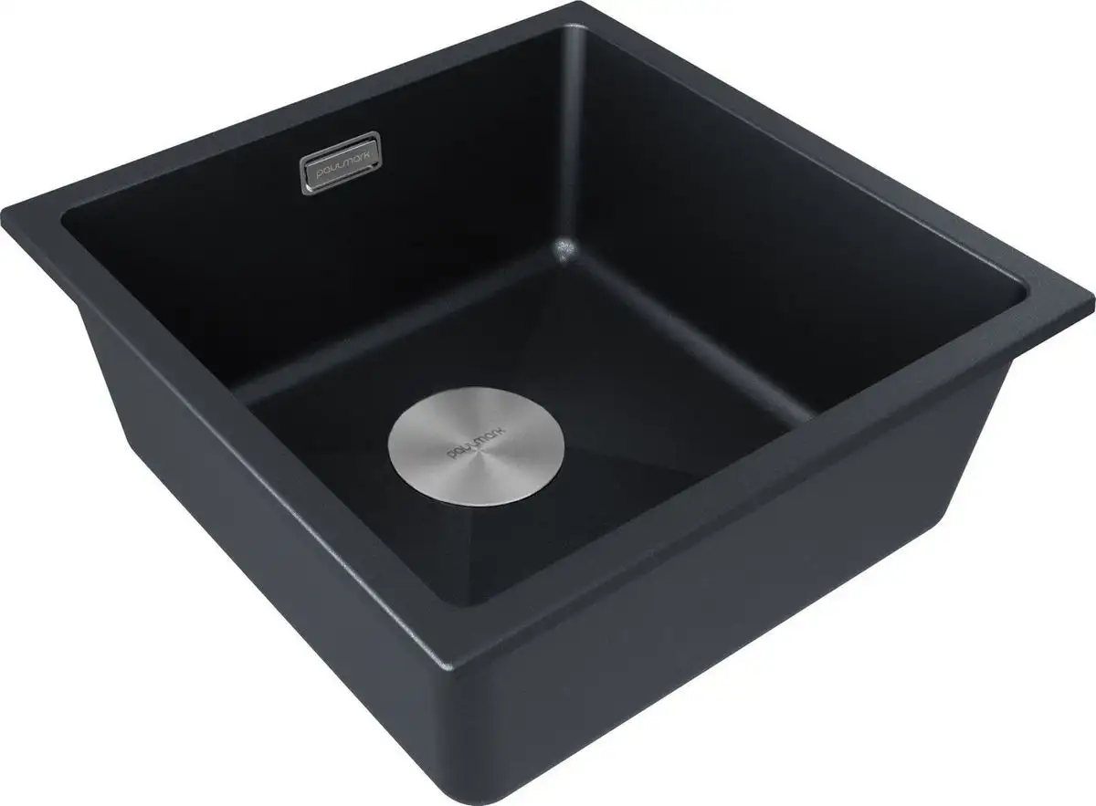 Кухонная мойка Paulmark IT-Granit Lumi 45 Uni LU45-BLM - фото товара