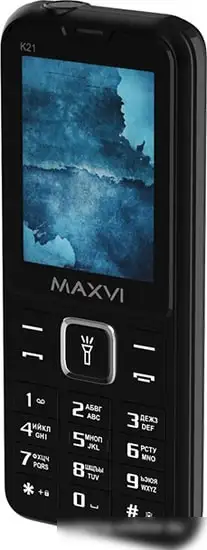 Мобильный телефон Maxvi K21 (черный) – фото товара