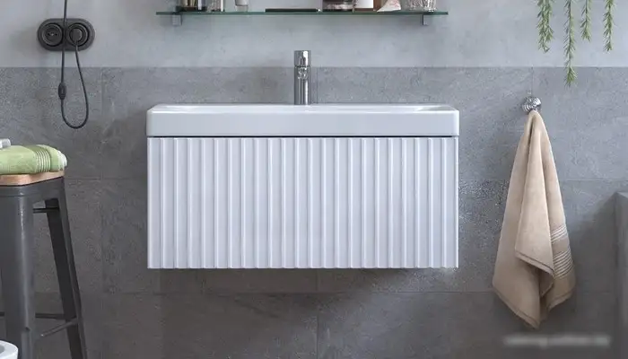 Velvex Тумба под умывальник Compo 800-0-1 tp.COM.9696.80.1Y (белый глянец) – фото товара