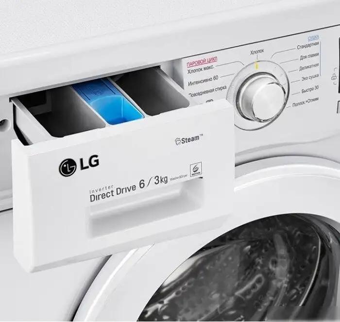 Стирально-сушильная машина LG F1296CDS0X - фото товара
