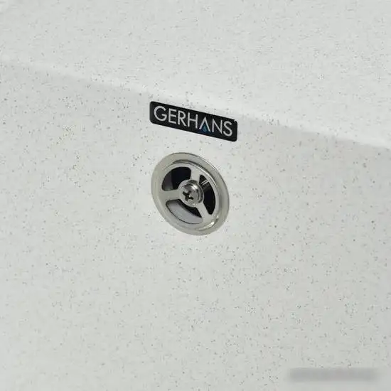 Кухонная мойка Gerhans В19 (белый) - фото товара