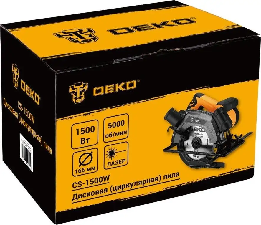 Дисковая (циркулярная) пила Deko CS-1500W 084-1150 – фото товара
