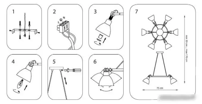 Подвесная люстра Lightstar Acrobata 761164 – фото товара