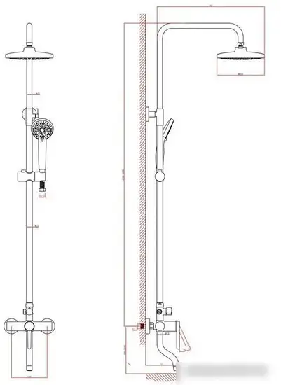 Душевая система A-Five А5-0737 - фото товара