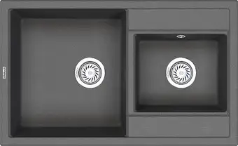 Кухонная мойка Granula GR-8201 (графит) - изображение в каталоге
