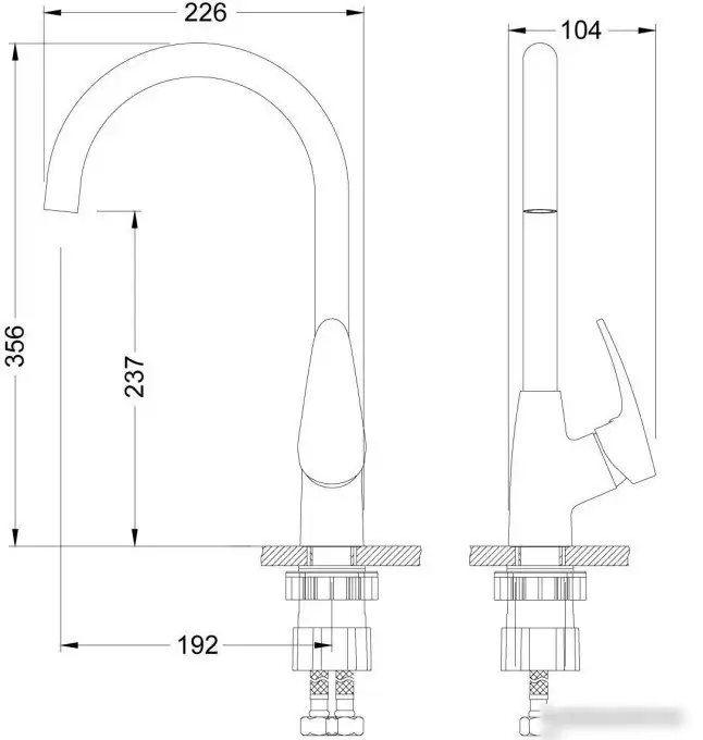 Смеситель Lemark Линара LM0405PGR - фото товара