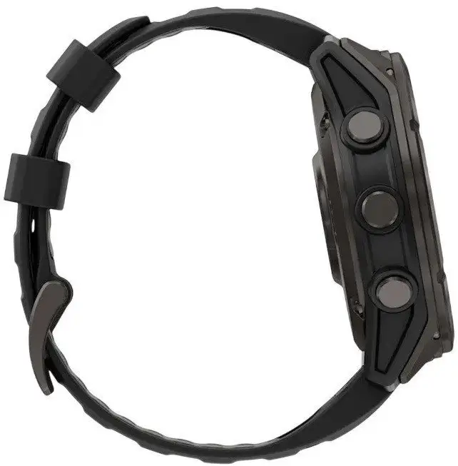 Умные часы Garmin Fenix 8 Pro 51 мм (серый, черный силиконовый ремешок) – фото товара