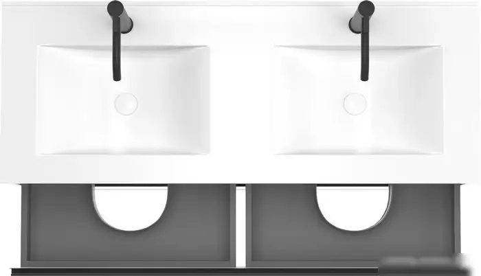 ЗОВ Тумба под умывальник Парма 120 P120LA0MAMC1B (аттик) – фото товара