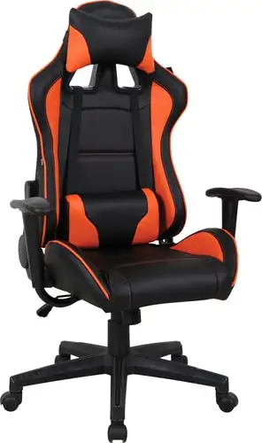 Кресло Brabix GT Racer GM-100 (черный/оранжевый) – изображение в каталоге