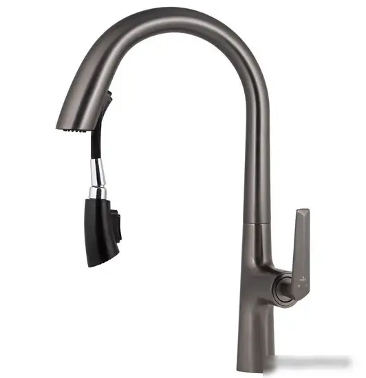 Смеситель Kaiser Strike 09066-15 (вороненая сталь) - фото товара