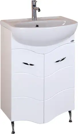 Onika Тумба под умывальник Лайн 60.11 (белый) [106043] – изображение в каталоге