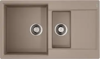 Кухонная мойка Omoikiri Daisen 86-2 SA (бежевый) - изображение в каталоге