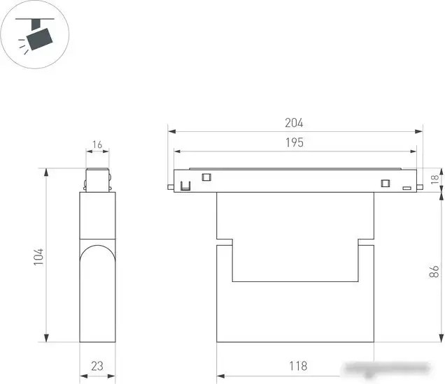 Трековый светильник Arlight Mag-Orient 035861 – фото товара