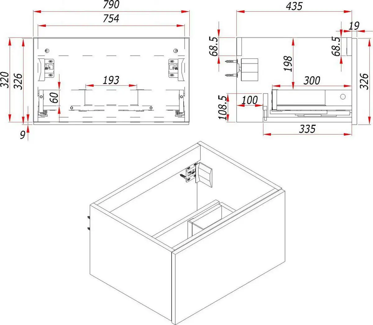 ЗОВ Тумба под умывальник Кито 80 K80LW0MFWPM (флавио белый) – фото товара