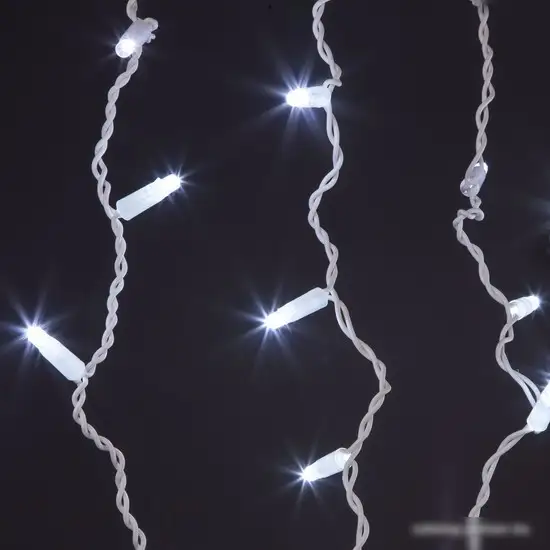 Новогодняя гирлянда Евросвет 100-101 (белый с эффектом мерцания) – фото товара