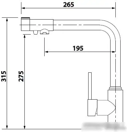 Смеситель Kaiser Teka (песчаный мрамор) [13044-4 Sb] - фото товара