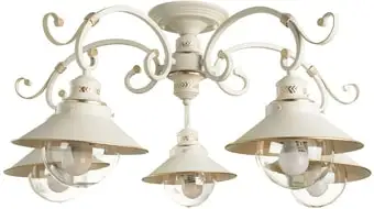 Люстра средней высоты Arte Lamp Grazioso A4577PL-5WG – изображение в каталоге