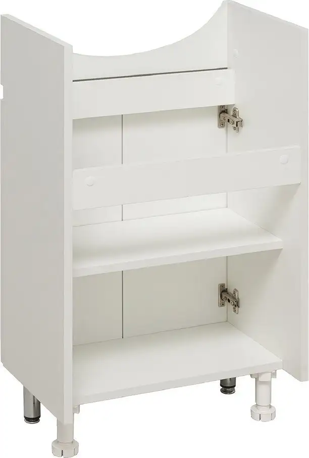 Runo Тумба с умывальником Runo Лада 50 + Уют 50 (напольная, белый) – фото товара
