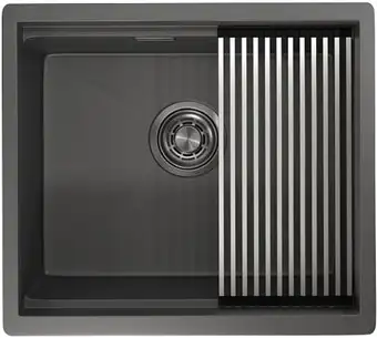 Кухонная мойка Granula GR-5045U (графит матовый)