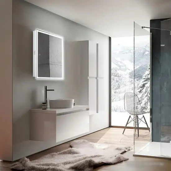 Silver Mirrors Шкаф с зеркалом Киотo flip 53.5х75 LED-00002473 – фото товара