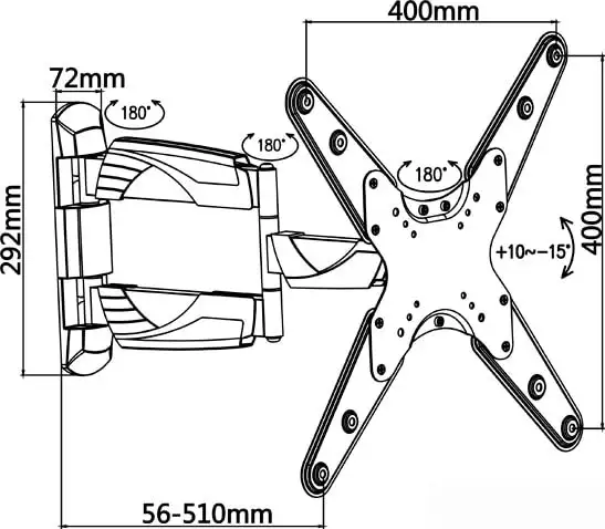 Кронштейн MasterKron UPA39-443 – фото товара