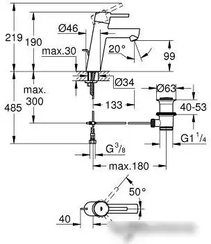 Смеситель Grohe Concetto [23450001] - фото товара