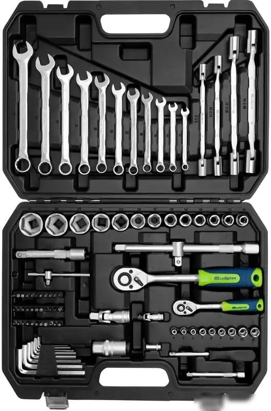 Универсальный набор инструментов СибрТех 13396 (89 предметов) – фото товара