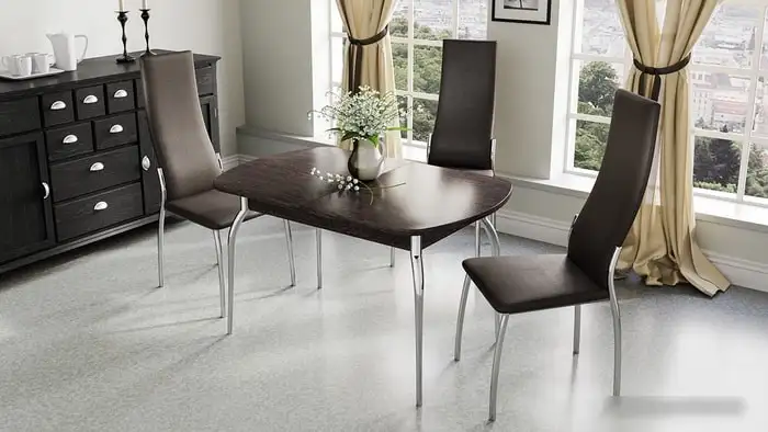 Стул Трия Кредо (хром/кожзам коричневый шоколад 797) – фото товара