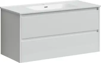 Sancos Тумба под умывальник Libra LB100W (белый глянец) – изображение в каталоге