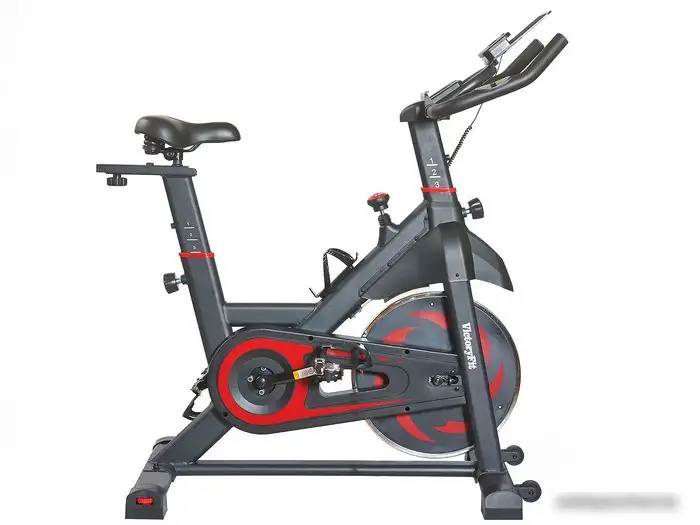 Велотренажер VictoryFit VF-S201 (черный/красный) – фото товара