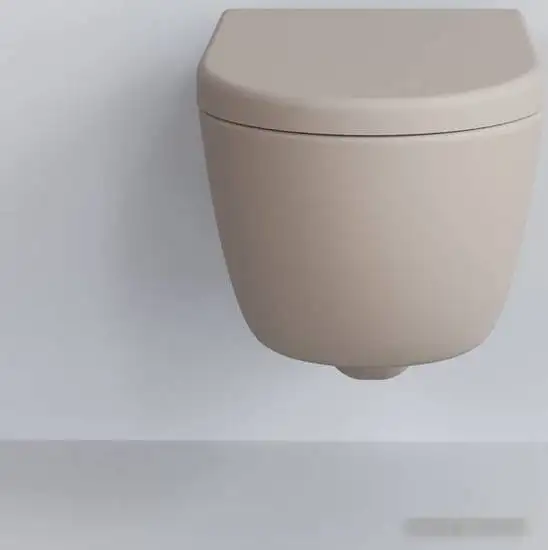 Унитаз Ambassador Abner 103T20401R (бежевый матовый, с толстым сиденьем) - фото товара