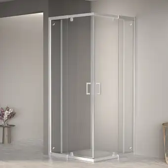 Душевой уголок RGW PA-038 350803888-11 80x80 (хром/прозрачное стекло) - изображение в каталоге