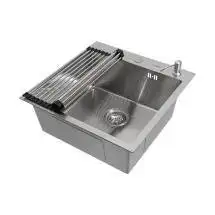 Кухонная мойка ARFEKA ECO AR 500*500 + AR RM 01 + AR DS 11 SATIN