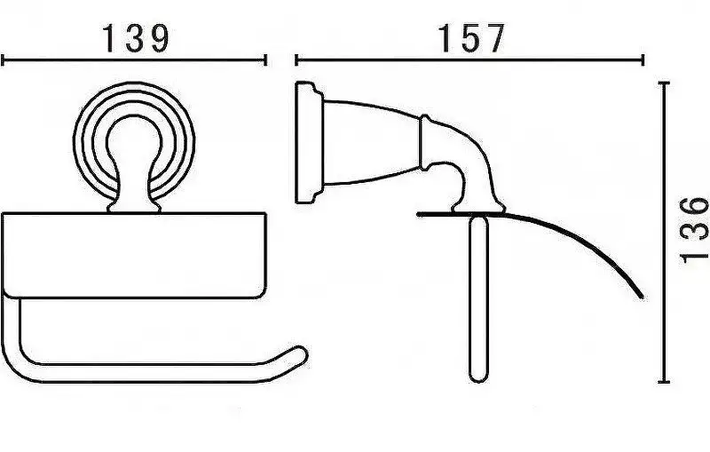 Держатель для туалетной бумаги Art&Max Bianchi AM-E-3683-Do – фото товара