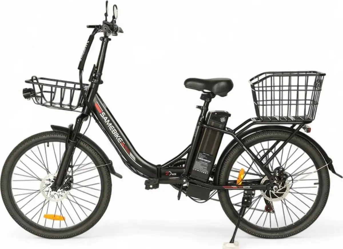 Электровелосипед SameBike City Master MY-E04 (разобранный, в коробке) – фото товара