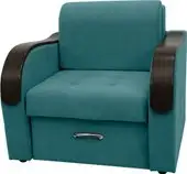 Кресло Сириус Лидер-1 НПБ 105x110 (Eva 23 велюр зеленый) – изображение в каталоге