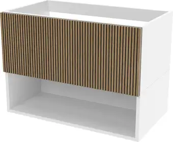 ЗОВ Тумба под умывальник Кито-2 100 2K100LW0MRMC (белый/тростник) – изображение в каталоге